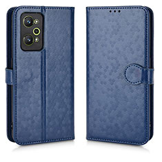 Coque Portefeuille Livre Cuir Etui Clapet C01X pour Realme GT Neo 3T 5G Bleu