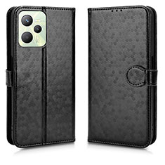 Coque Portefeuille Livre Cuir Etui Clapet C01X pour Realme Narzo 50A Prime Noir