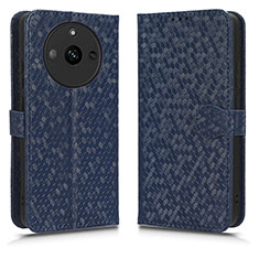 Coque Portefeuille Livre Cuir Etui Clapet C01X pour Realme Narzo 60 5G Bleu