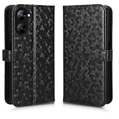 Coque Portefeuille Livre Cuir Etui Clapet C01X pour Realme V20 5G Noir