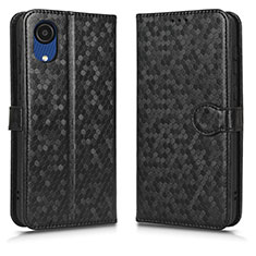 Coque Portefeuille Livre Cuir Etui Clapet C01X pour Samsung Galaxy A03 Core Noir