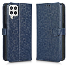 Coque Portefeuille Livre Cuir Etui Clapet C01X pour Samsung Galaxy A12 Bleu