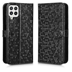 Coque Portefeuille Livre Cuir Etui Clapet C01X pour Samsung Galaxy A12 Nacho Noir