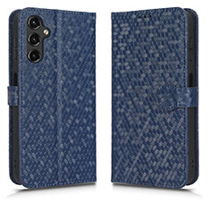 Coque Portefeuille Livre Cuir Etui Clapet C01X pour Samsung Galaxy A14 4G Bleu