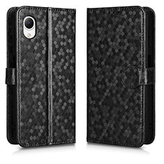 Coque Portefeuille Livre Cuir Etui Clapet C01X pour Samsung Galaxy A23 5G SC-56C Noir