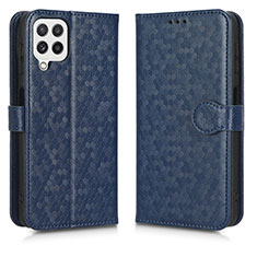 Coque Portefeuille Livre Cuir Etui Clapet C01X pour Samsung Galaxy F22 4G Bleu