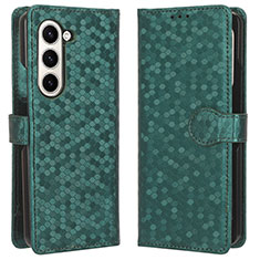 Coque Portefeuille Livre Cuir Etui Clapet C01X pour Samsung Galaxy Z Fold5 5G Vert