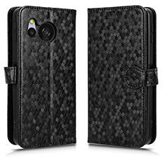 Coque Portefeuille Livre Cuir Etui Clapet C01X pour Sharp Aquos Sense8 Noir