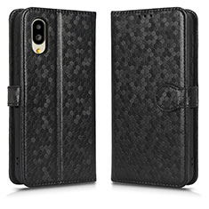 Coque Portefeuille Livre Cuir Etui Clapet C01X pour Sharp Simple Sumaho 6 Noir