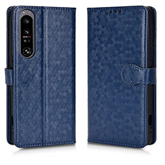 Coque Portefeuille Livre Cuir Etui Clapet C01X pour Sony Xperia 1 IV SO-51C Bleu