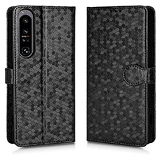 Coque Portefeuille Livre Cuir Etui Clapet C01X pour Sony Xperia 1 IV SO-51C Noir