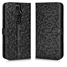 Coque Portefeuille Livre Cuir Etui Clapet C01X pour Sony Xperia PRO-I Noir