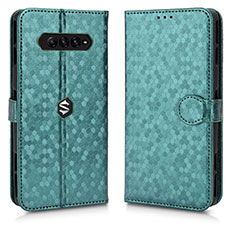 Coque Portefeuille Livre Cuir Etui Clapet C01X pour Xiaomi Black Shark 4 Pro 5G Vert