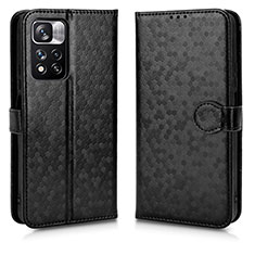 Coque Portefeuille Livre Cuir Etui Clapet C01X pour Xiaomi Mi 11i 5G (2022) Noir