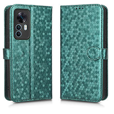 Coque Portefeuille Livre Cuir Etui Clapet C01X pour Xiaomi Mi 12T Pro 5G Vert