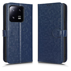 Coque Portefeuille Livre Cuir Etui Clapet C01X pour Xiaomi Mi 13 5G Bleu