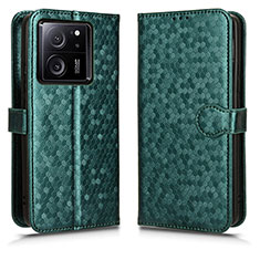 Coque Portefeuille Livre Cuir Etui Clapet C01X pour Xiaomi Mi 13T Pro 5G Vert