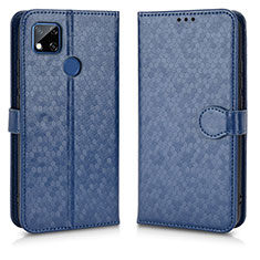 Coque Portefeuille Livre Cuir Etui Clapet C01X pour Xiaomi POCO C3 Bleu