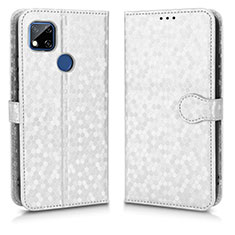 Coque Portefeuille Livre Cuir Etui Clapet C01X pour Xiaomi POCO C31 Argent