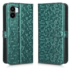 Coque Portefeuille Livre Cuir Etui Clapet C01X pour Xiaomi Poco C51 Vert