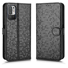 Coque Portefeuille Livre Cuir Etui Clapet C01X pour Xiaomi POCO M3 Pro 5G Noir