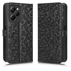 Coque Portefeuille Livre Cuir Etui Clapet C01X pour Xiaomi Poco X5 Pro 5G Noir