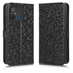 Coque Portefeuille Livre Cuir Etui Clapet C01X pour Xiaomi Redmi 11A 4G Noir