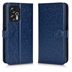 Coque Portefeuille Livre Cuir Etui Clapet C01X pour Xiaomi Redmi K50i 5G Bleu