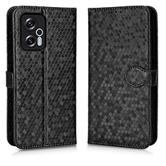 Coque Portefeuille Livre Cuir Etui Clapet C01X pour Xiaomi Redmi K50i 5G Noir