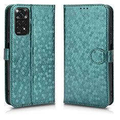 Coque Portefeuille Livre Cuir Etui Clapet C01X pour Xiaomi Redmi Note 11 4G (2022) Vert