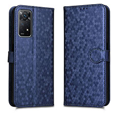 Coque Portefeuille Livre Cuir Etui Clapet C01X pour Xiaomi Redmi Note 11 Pro 4G Bleu