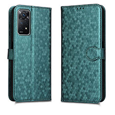 Coque Portefeuille Livre Cuir Etui Clapet C01X pour Xiaomi Redmi Note 11 Pro 4G Vert