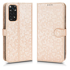 Coque Portefeuille Livre Cuir Etui Clapet C01X pour Xiaomi Redmi Note 11S 4G Or