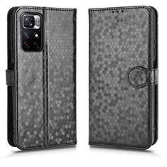 Coque Portefeuille Livre Cuir Etui Clapet C01X pour Xiaomi Redmi Note 11S 5G Noir