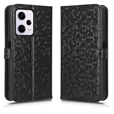 Coque Portefeuille Livre Cuir Etui Clapet C01X pour Xiaomi Redmi Note 12 Pro 5G Noir