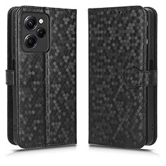 Coque Portefeuille Livre Cuir Etui Clapet C01X pour Xiaomi Redmi Note 12 Pro Speed 5G Noir