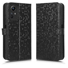 Coque Portefeuille Livre Cuir Etui Clapet C01X pour Xiaomi Redmi Note 12S Noir