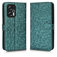 Coque Portefeuille Livre Cuir Etui Clapet C01X pour Xiaomi Redmi Note 12T Pro 5G Vert