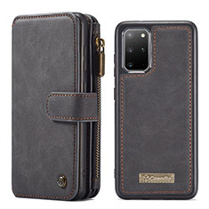 Coque Portefeuille Livre Cuir Etui Clapet C02S pour Samsung Galaxy S20 Plus Noir