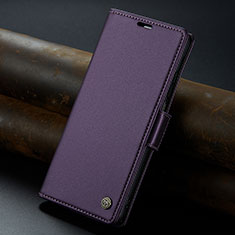 Coque Portefeuille Livre Cuir Etui Clapet C02S pour Xiaomi Redmi Note 12 Turbo 5G Violet