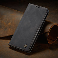 Coque Portefeuille Livre Cuir Etui Clapet C02S pour Xiaomi Redmi Note 9S Noir