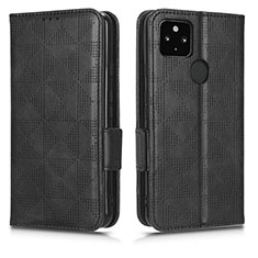 Coque Portefeuille Livre Cuir Etui Clapet C02X pour Google Pixel 4a 5G Noir