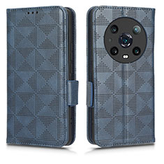 Coque Portefeuille Livre Cuir Etui Clapet C02X pour Huawei Honor Magic4 Pro 5G Bleu