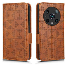 Coque Portefeuille Livre Cuir Etui Clapet C02X pour Huawei Honor Magic4 Pro 5G Marron