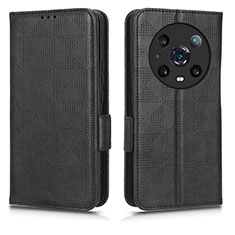 Coque Portefeuille Livre Cuir Etui Clapet C02X pour Huawei Honor Magic4 Pro 5G Noir