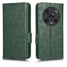 Coque Portefeuille Livre Cuir Etui Clapet C02X pour Huawei Honor Magic4 Pro 5G Vert