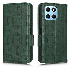 Coque Portefeuille Livre Cuir Etui Clapet C02X pour Huawei Honor X6 5G Vert