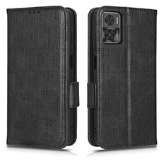 Coque Portefeuille Livre Cuir Etui Clapet C02X pour Motorola Moto E22i Noir