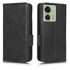 Coque Portefeuille Livre Cuir Etui Clapet C02X pour Motorola Moto Edge (2023) 5G Noir