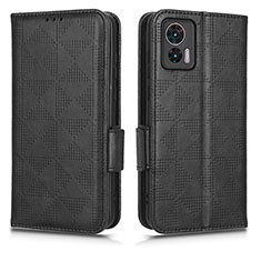 Coque Portefeuille Livre Cuir Etui Clapet C02X pour Motorola Moto Edge 30 Lite 5G Noir